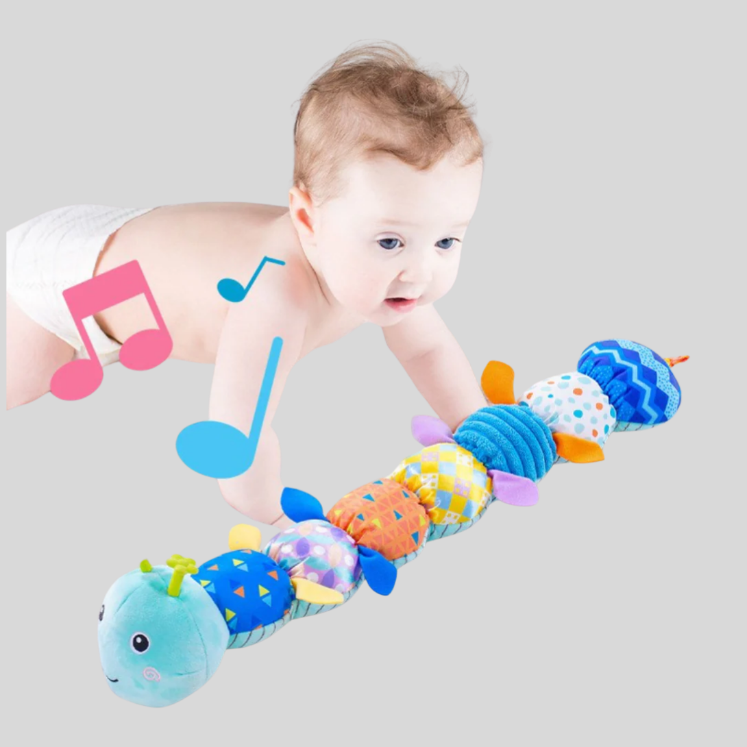 Davy | Baby Sensory Caterpillar Rattle Toy