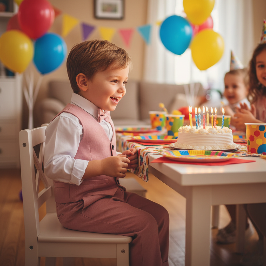 Davy | Boys' Formal Cotton Suit Set for Toddlers and Kids