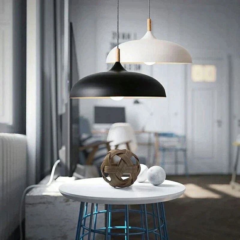 Davy | Oak Wood Pendant Lamp for Nordic Style Interiors