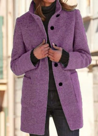 Timeless Warm Wool Blend Coat