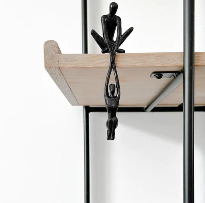 Davy | Interlocking Figures Sculpture for Shelf Decor