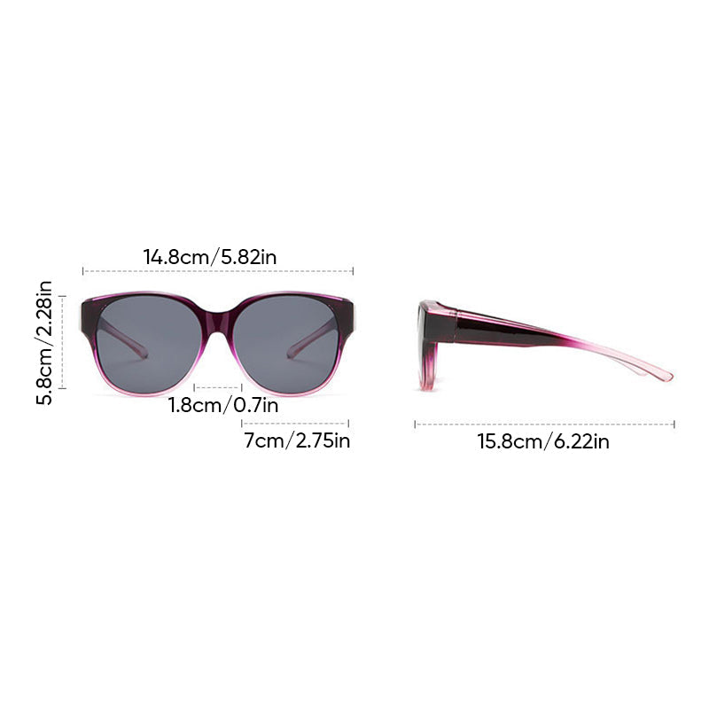 Davy | Fit Over Glasses Sunglasses