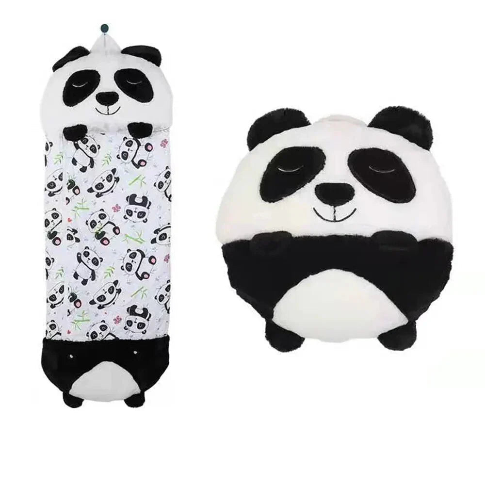 Davy | Kids' Animal Sleeping Bag & Cuddle Toy Combo