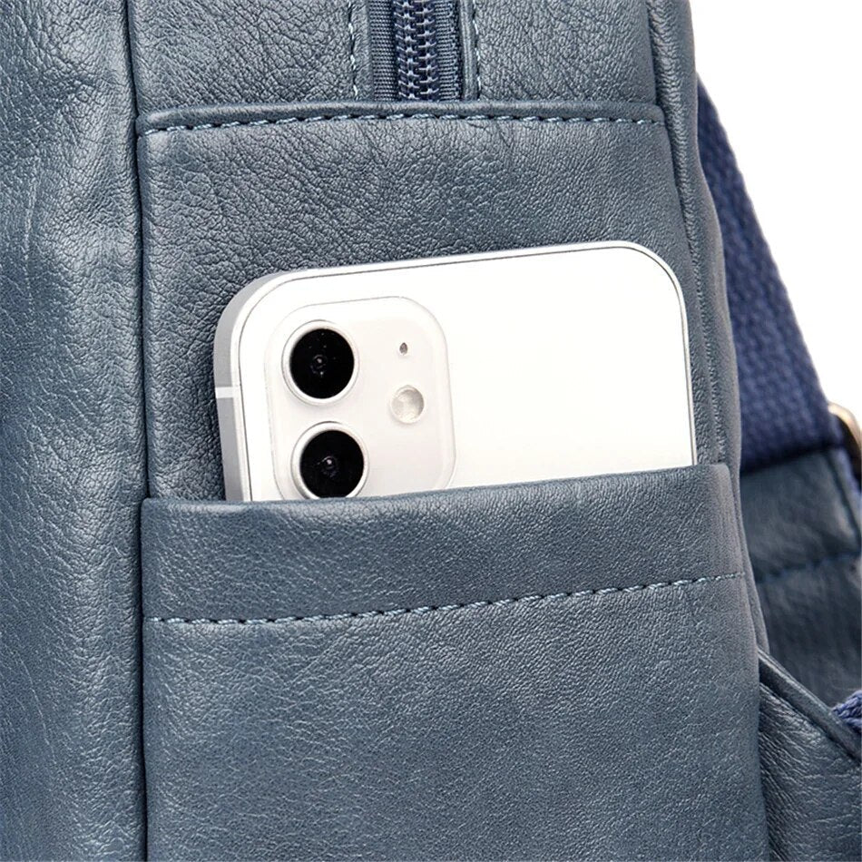 Davy | Leather Backpack for Women