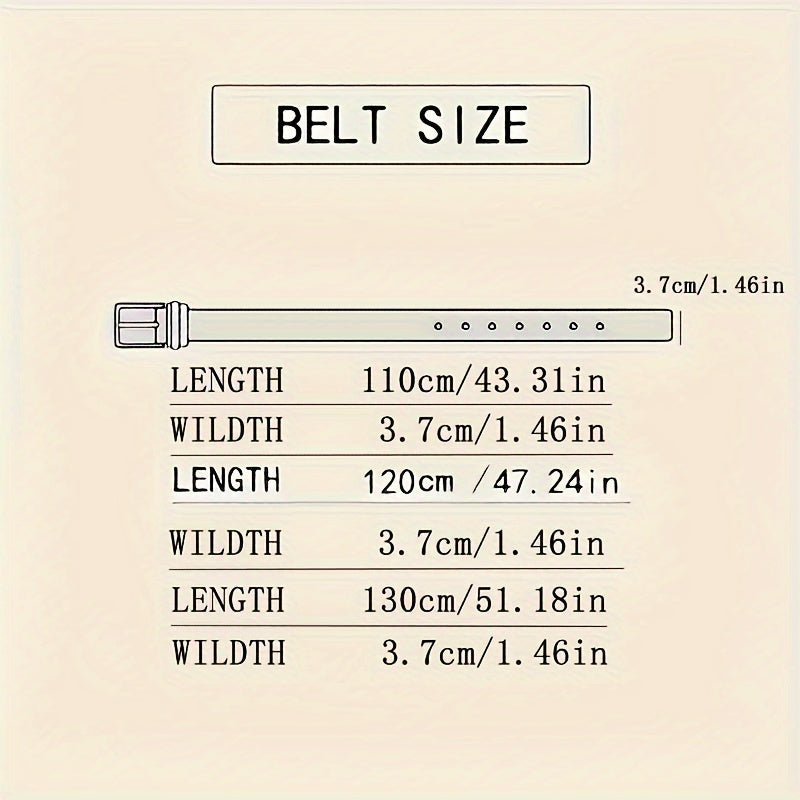 Davy | Men’s Genuine Leather Belt with Automatic Buckle – Classic Adjustable Cowhide Waist Belt