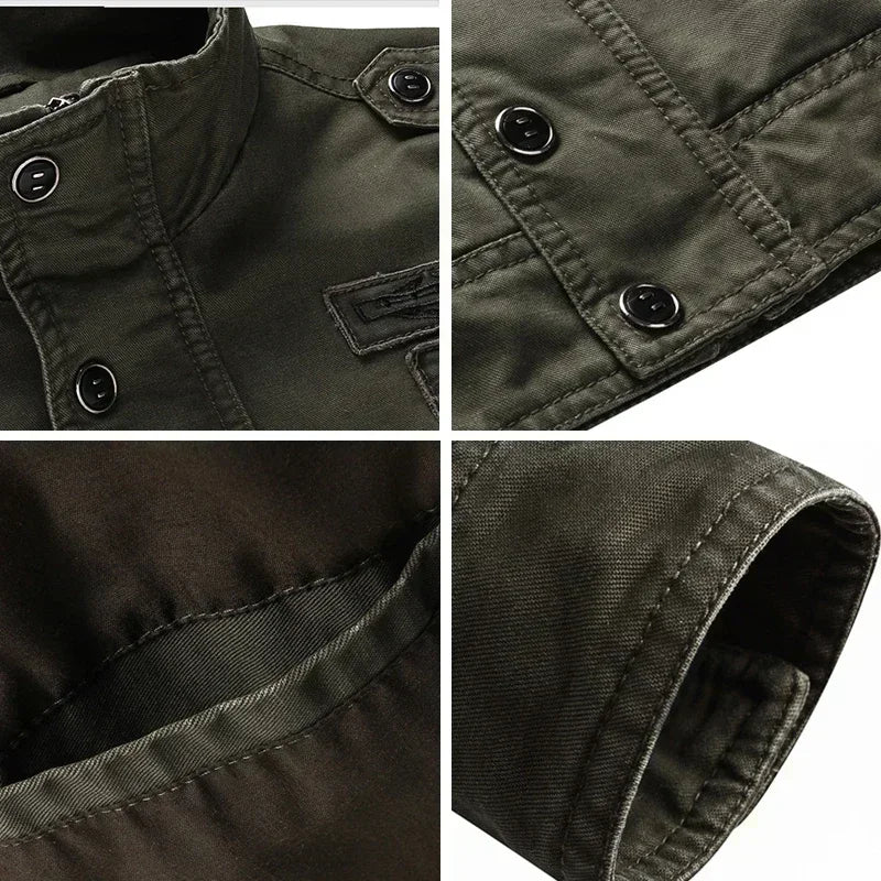 Davy | Durable Utility Jacket with Patches