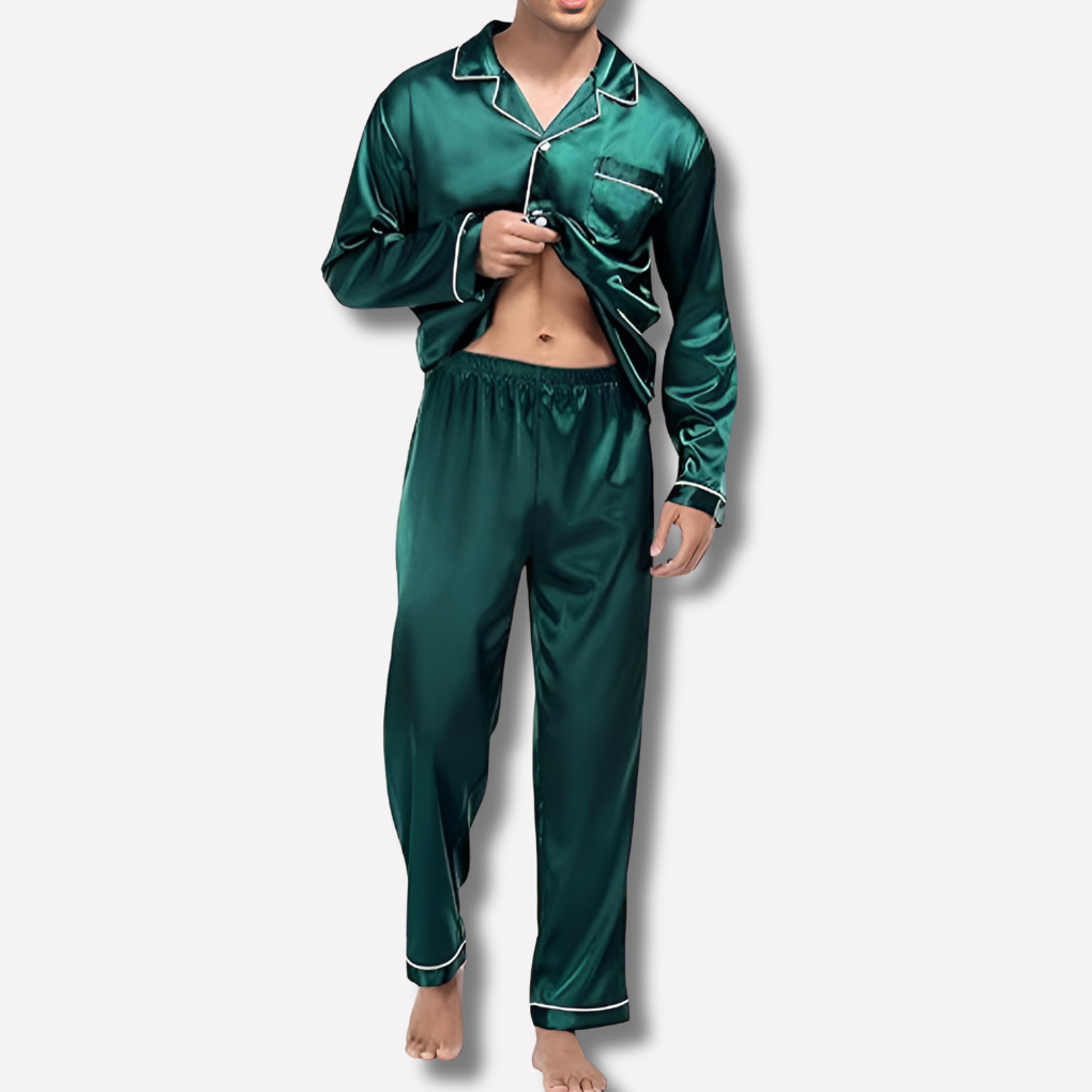Davy | Smooth Satin Pajama Set