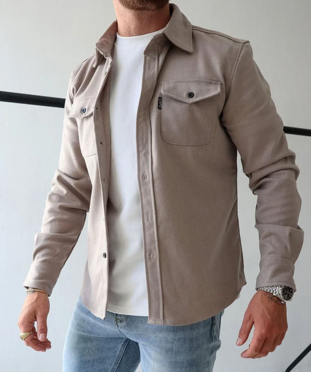 Davy | Men's Casual Shirt Jacket for Layering