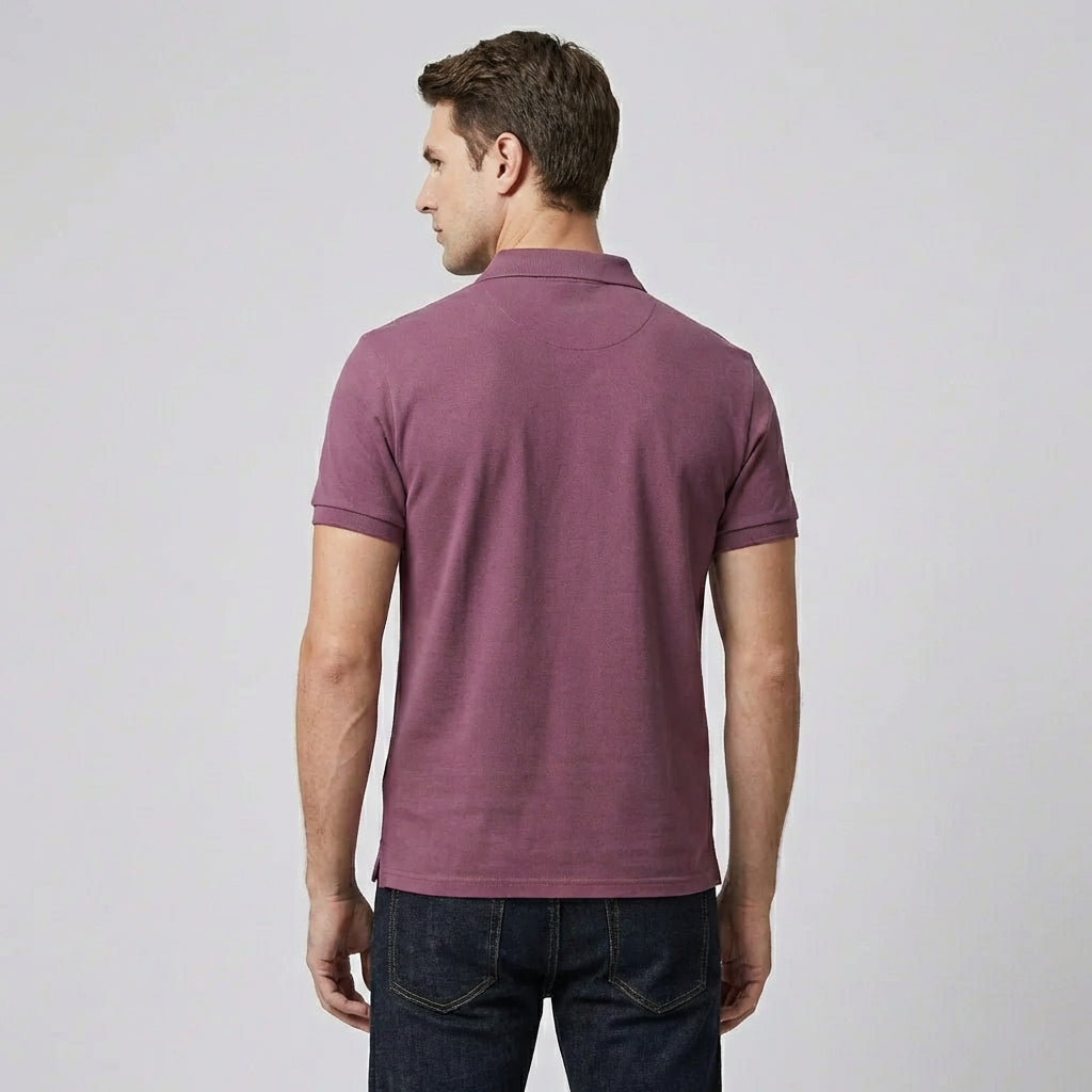 Davy | Men's Embroidered Short Sleeve Polo Shirt