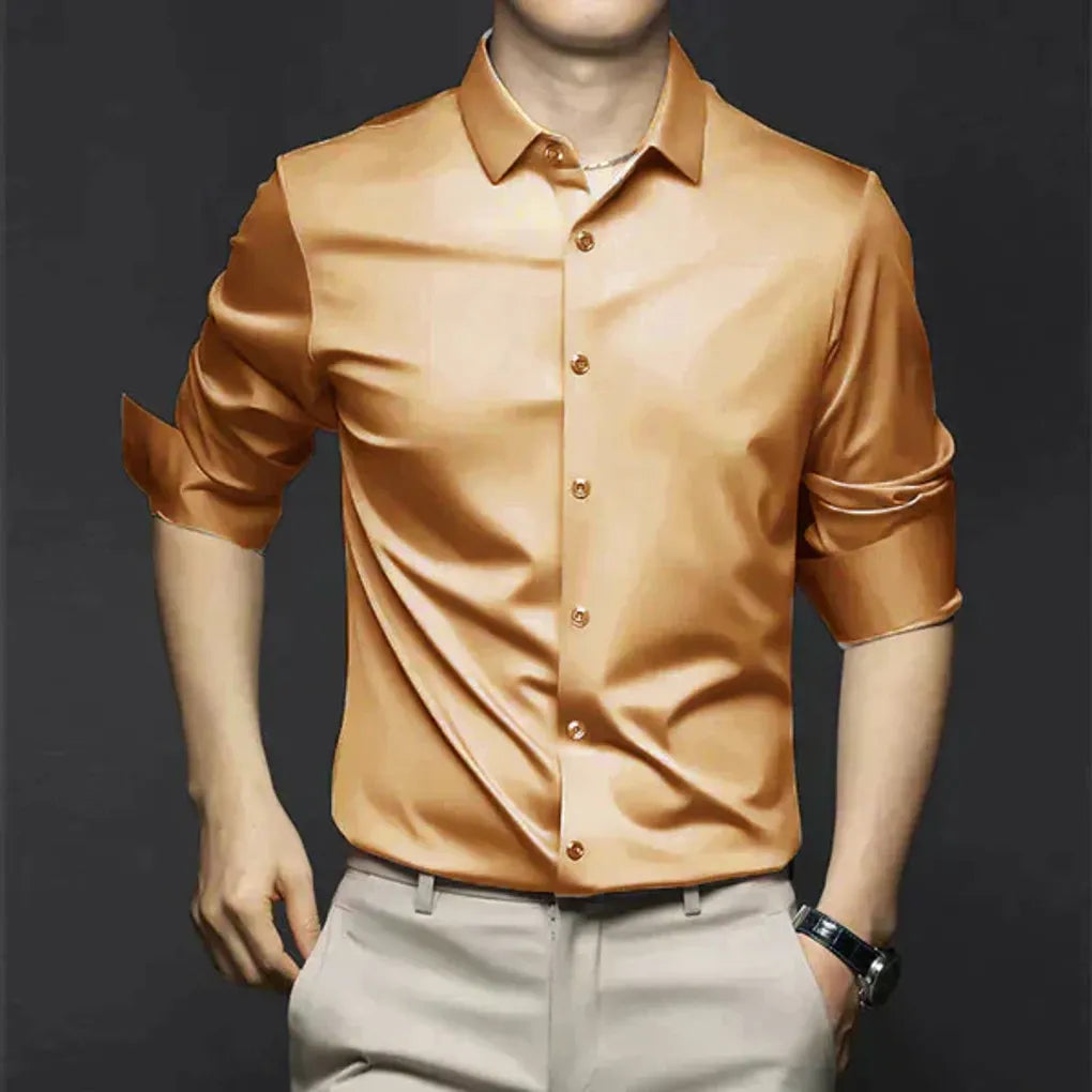Davy | Men's Wrinkle-Resistant Smart Fit Dress Shirt