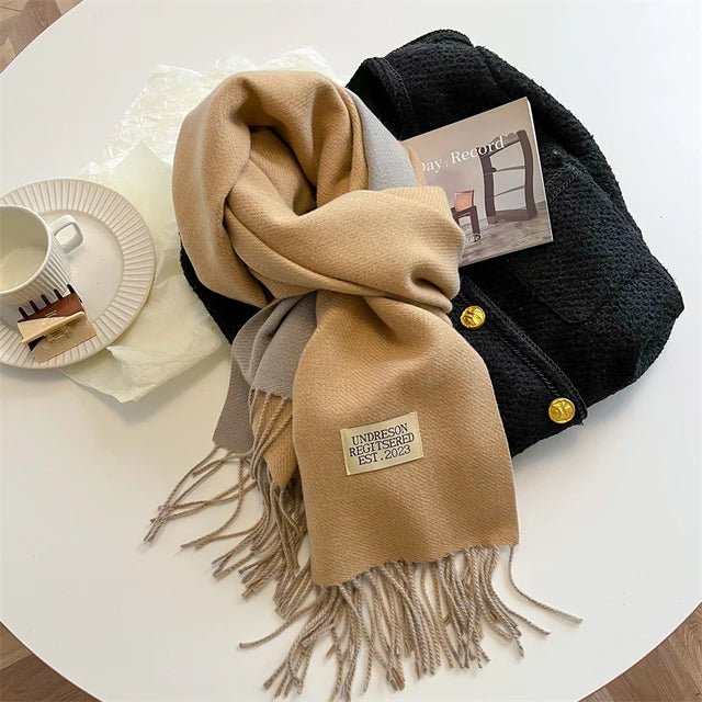 Davy | Meriva Soft Warm Wool Scarf for Men and Women