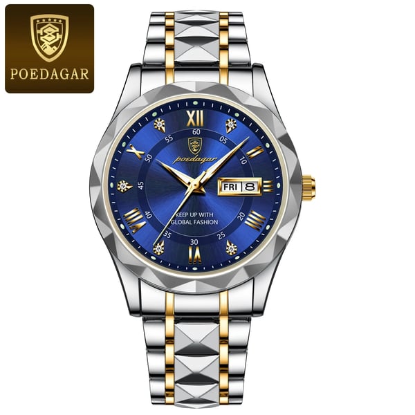 Davy 615 Quartz Watch | Men's Luxury Timepiece | Japanese MIYOTA Movement | Steel Case