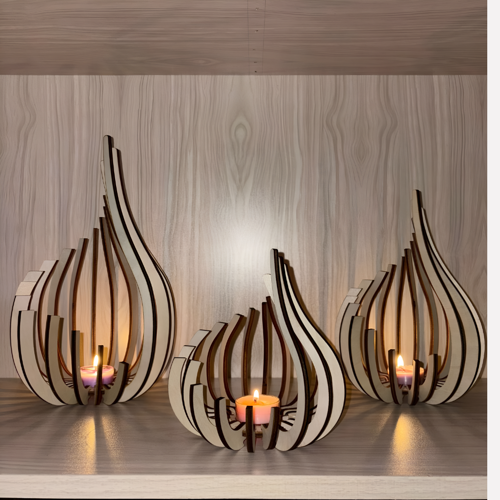 Davy | Contemporary Lantern Style Candle Holder