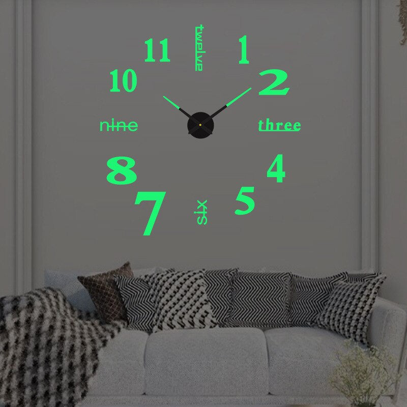 Davy | Oversized Modern Wall Clock
