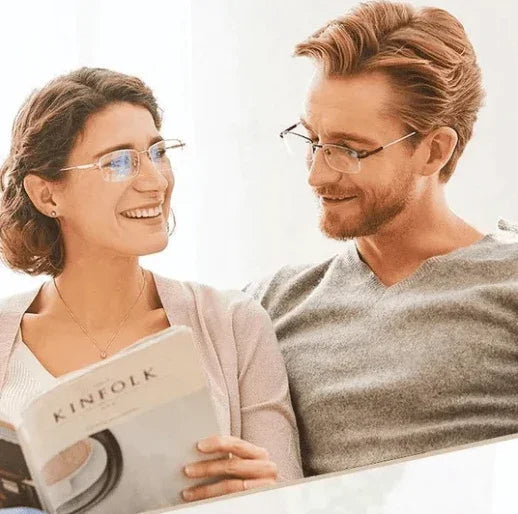 Davy | Progressive Reading Glasses with High Hardness and Anti-Blue Light Filter for Distance and Near Vision