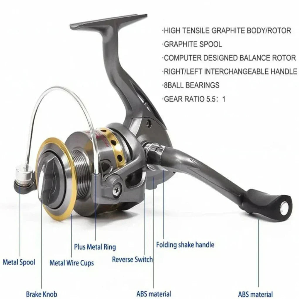 Davy | Telescopic Fishing Rod Combo for Saltwater Freshwater