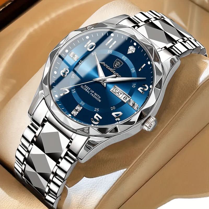 Davy | Titanium Watch: Waterproof, Dual Time, Stopwatch