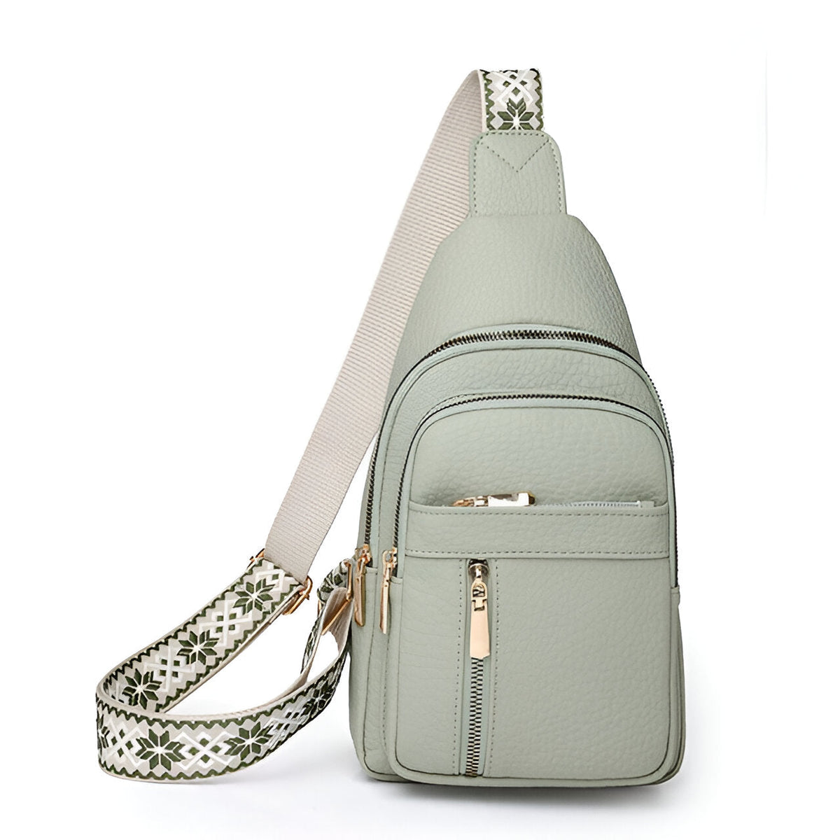 Davy | Women's Anti-Theft Sling Backpack with Geometric Strap