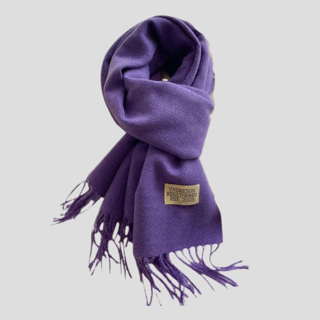 Davy | Women's Long Wool Blend Scarf with Fringe