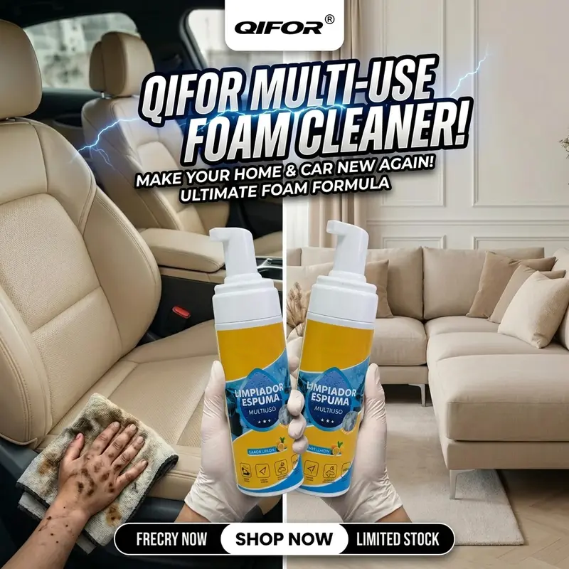 All-Purpose Multi-Enzyme Foam Cleaner | 3‑in‑1 Deep Clean for Car Interior