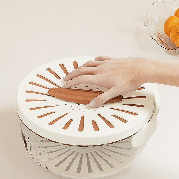 Kitchen Vegetable Washer and Draining Basket