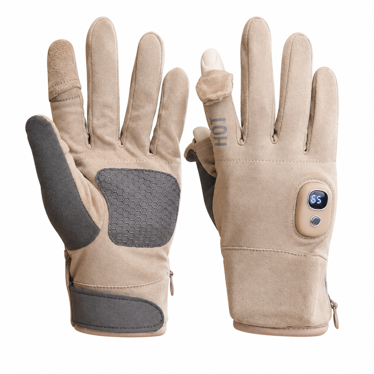 Rechargeable Heated Winter Gloves – Adjustable Warmth, Touchscreen & Outdoor Grip