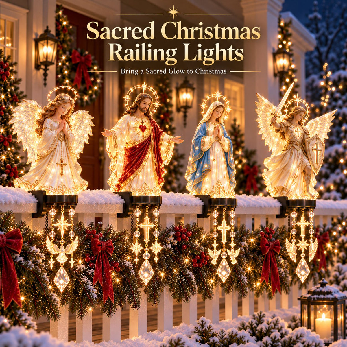 LAST DAY 49% OFF Sacred Christmas Railing Lights