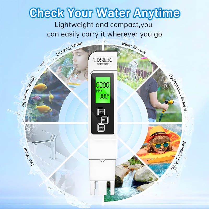 Last Day 45% OFF2026 All-New 4 in 1 Digital Water Tester