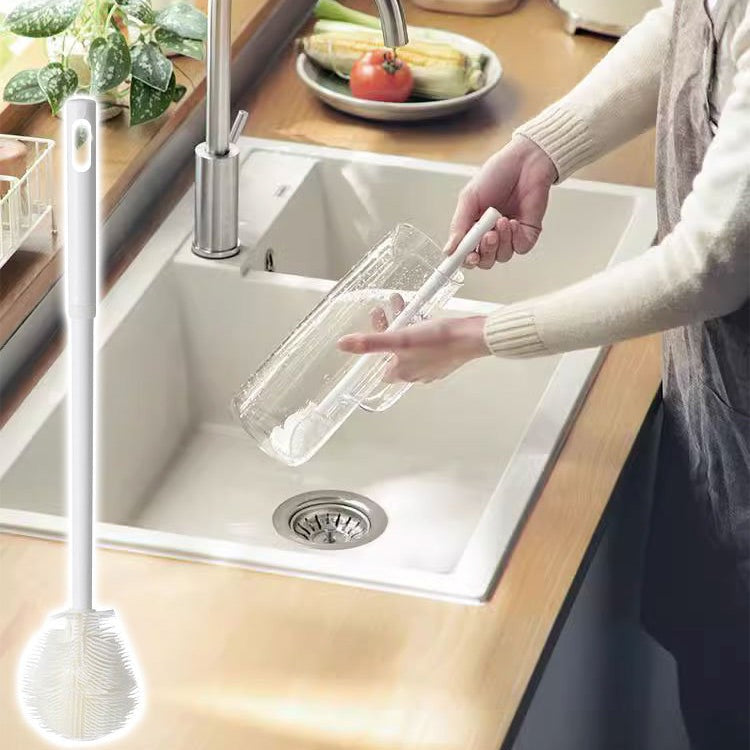 Multi-Function Cup Cleaning Brush 360° Cleaning for Bottles, Lids & Straws