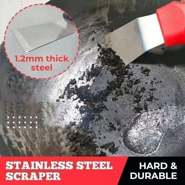 All-in-One Cleaning Spatula Remove Grime, Residue & Stubborn Build-Up