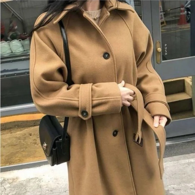 Elegant Long Winter Coat for Women