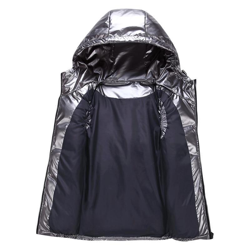 Elegant Unisex Quilted Vest with Hood