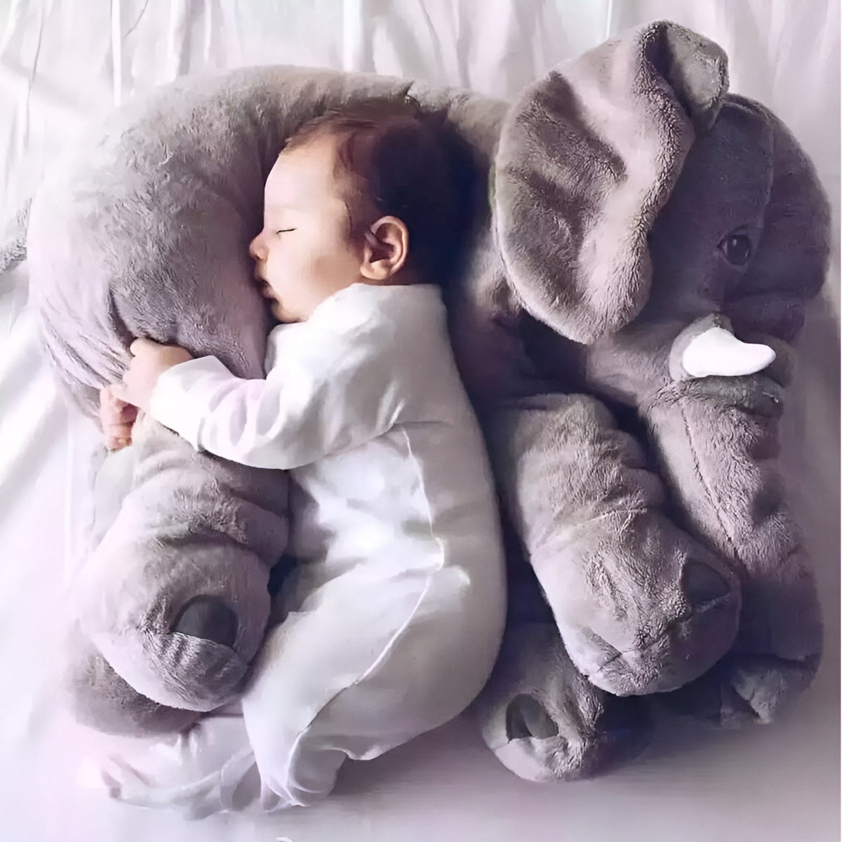 Elephant Pillow Toy | Big Cuddly Plush for Kids & Babies