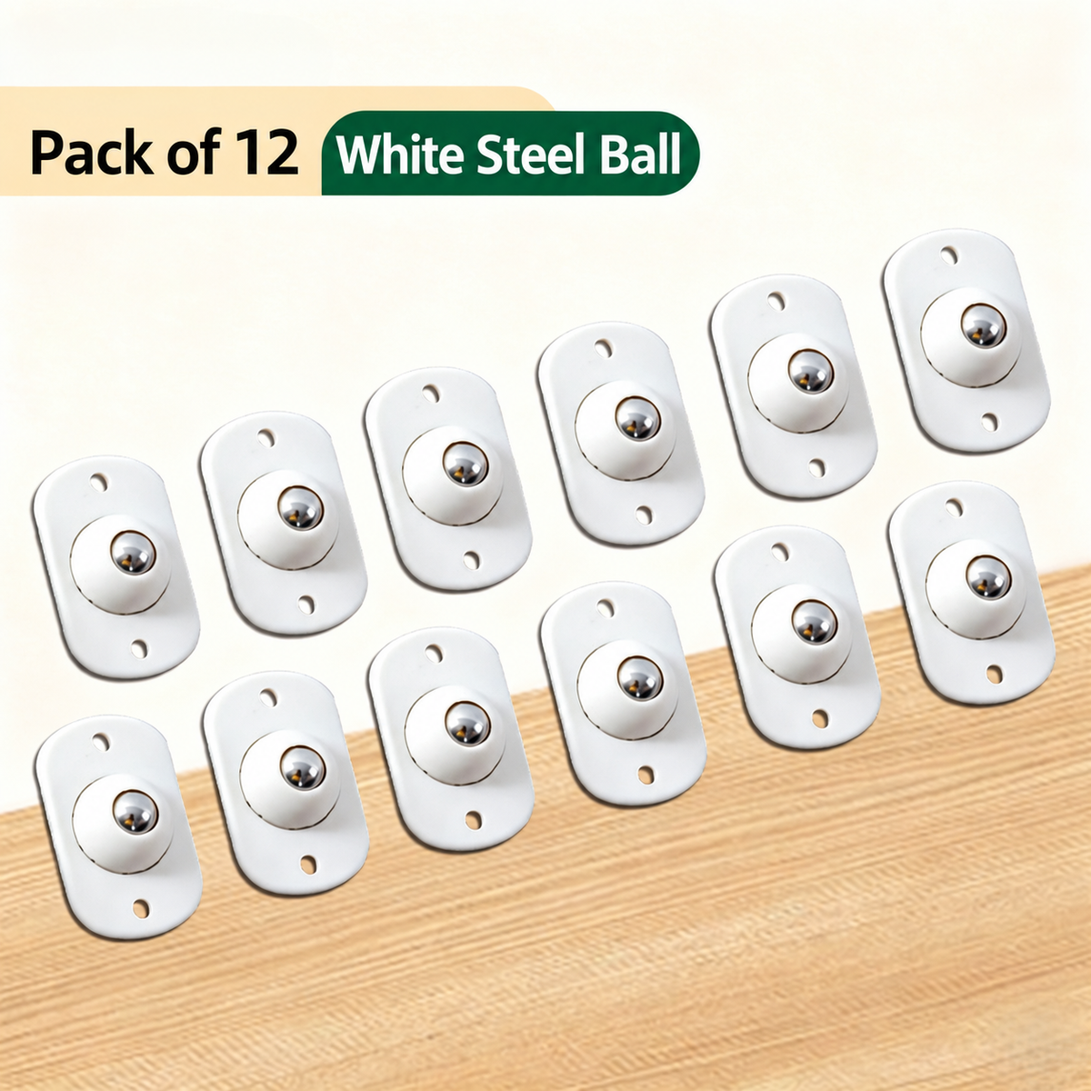 Stick-On 360° Mini Caster Wheels(12Pcs)