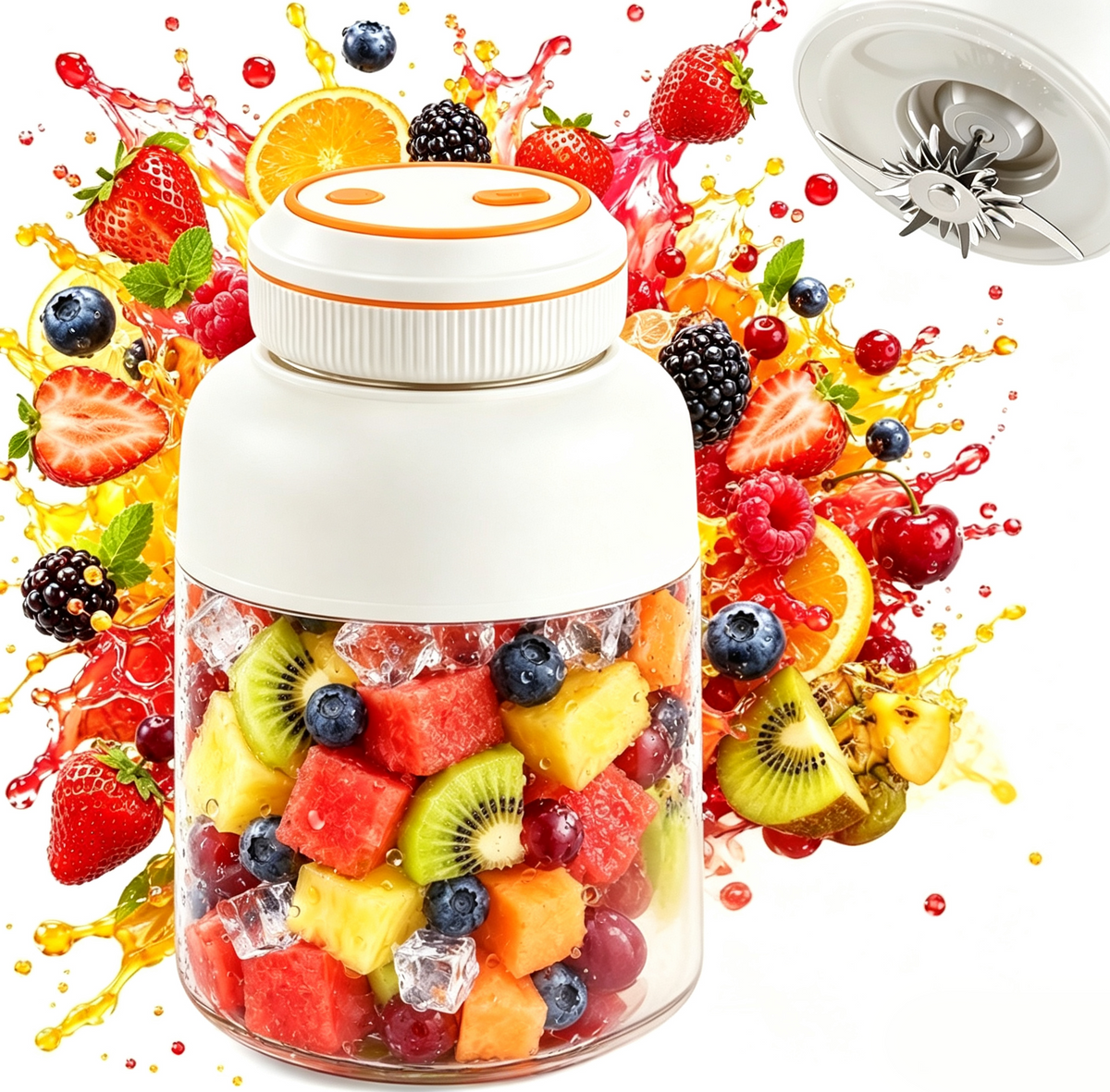 Portable Household Appliances Juicer,USB Summer Essentials Smoothieblender