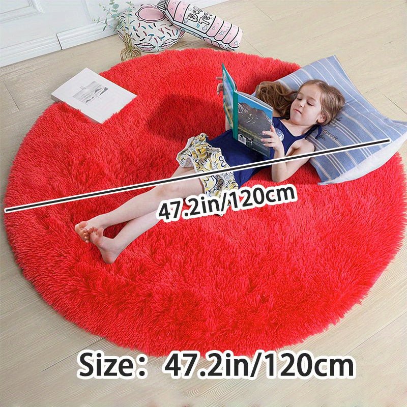 Fluffy Round Rug - Clouda
