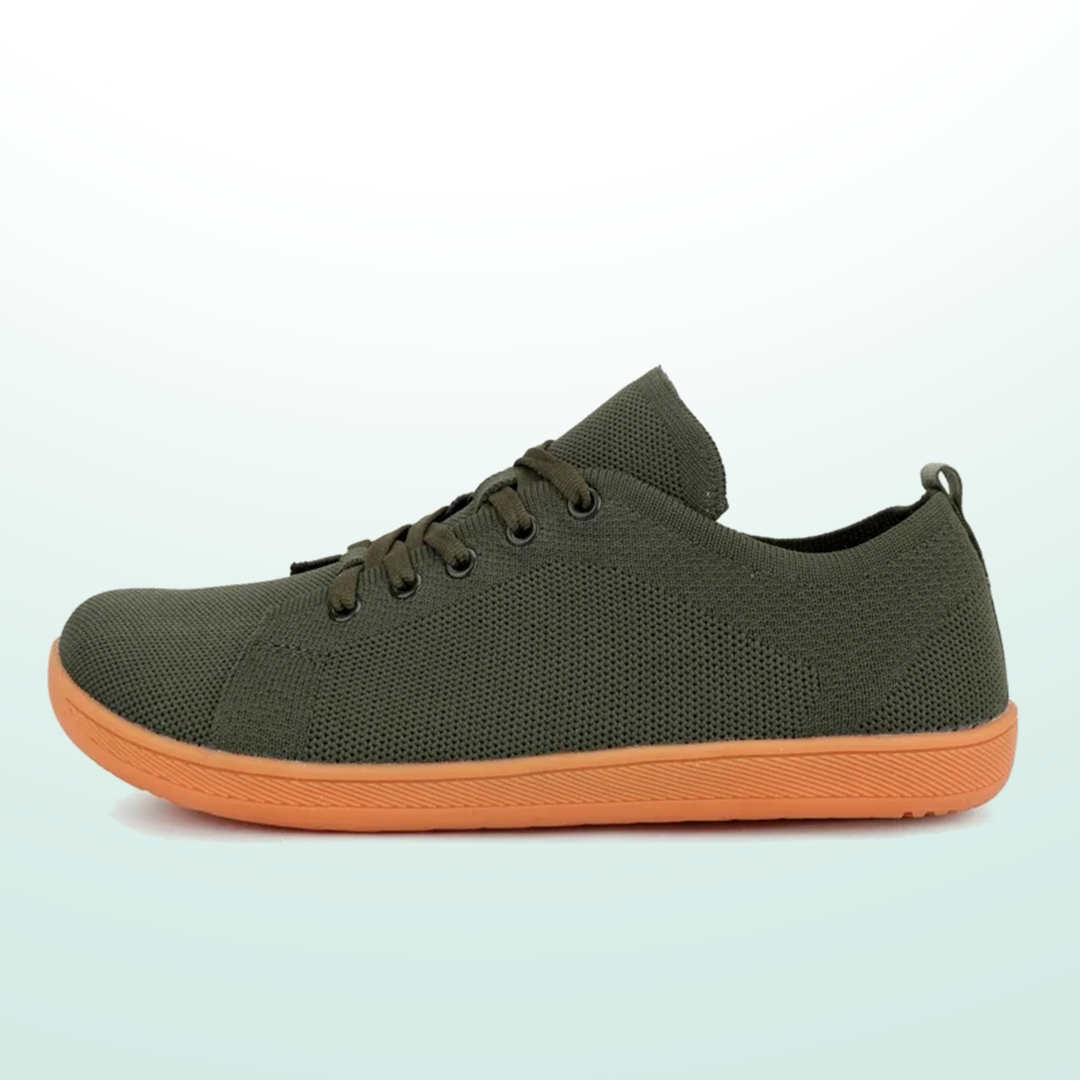 Mobivio Daily Knit Barefoot Shoes - Green Gum