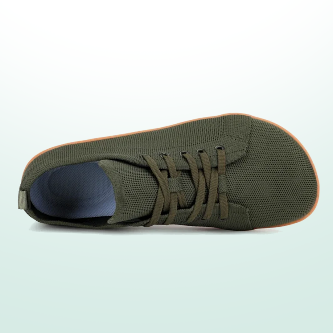 Mobivio Daily Knit Barefoot Shoes - Green Gum