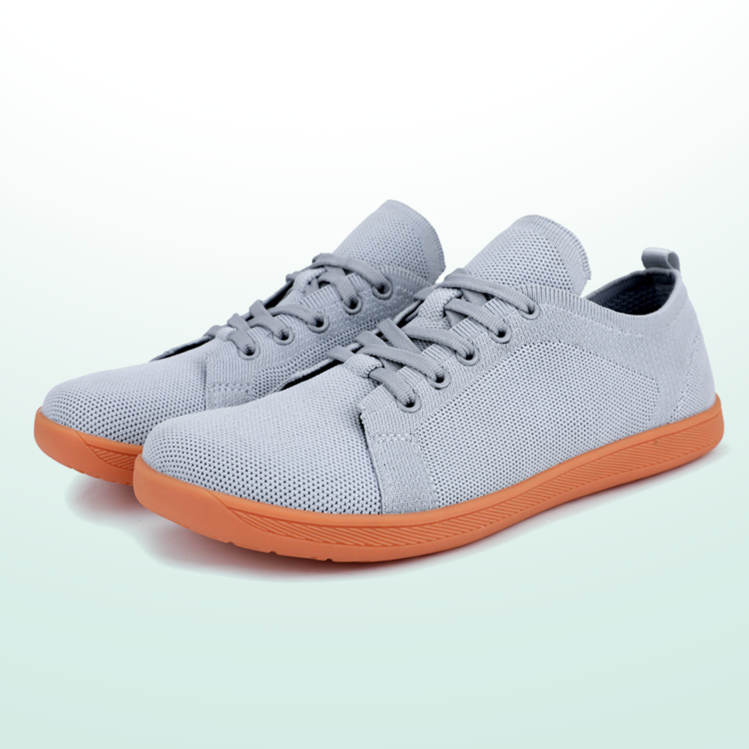 Mobivio Daily Knit Barefoot Shoes - Grey Gum