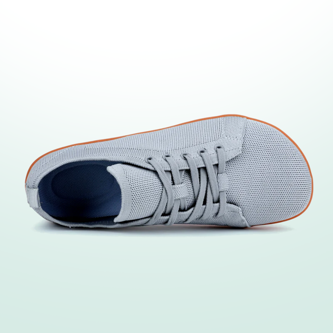 Mobivio Daily Knit Barefoot Shoes - Grey Gum