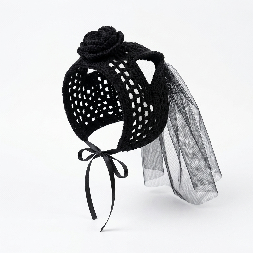 Wravion™ Crochet Goth Cat Hats