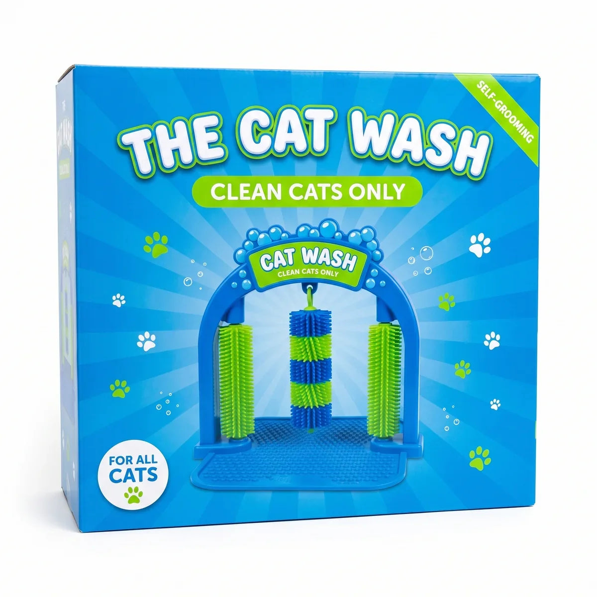 Interactive Cat Self-Grooming Arch – Multi-Angle Massage Brush & Play Station