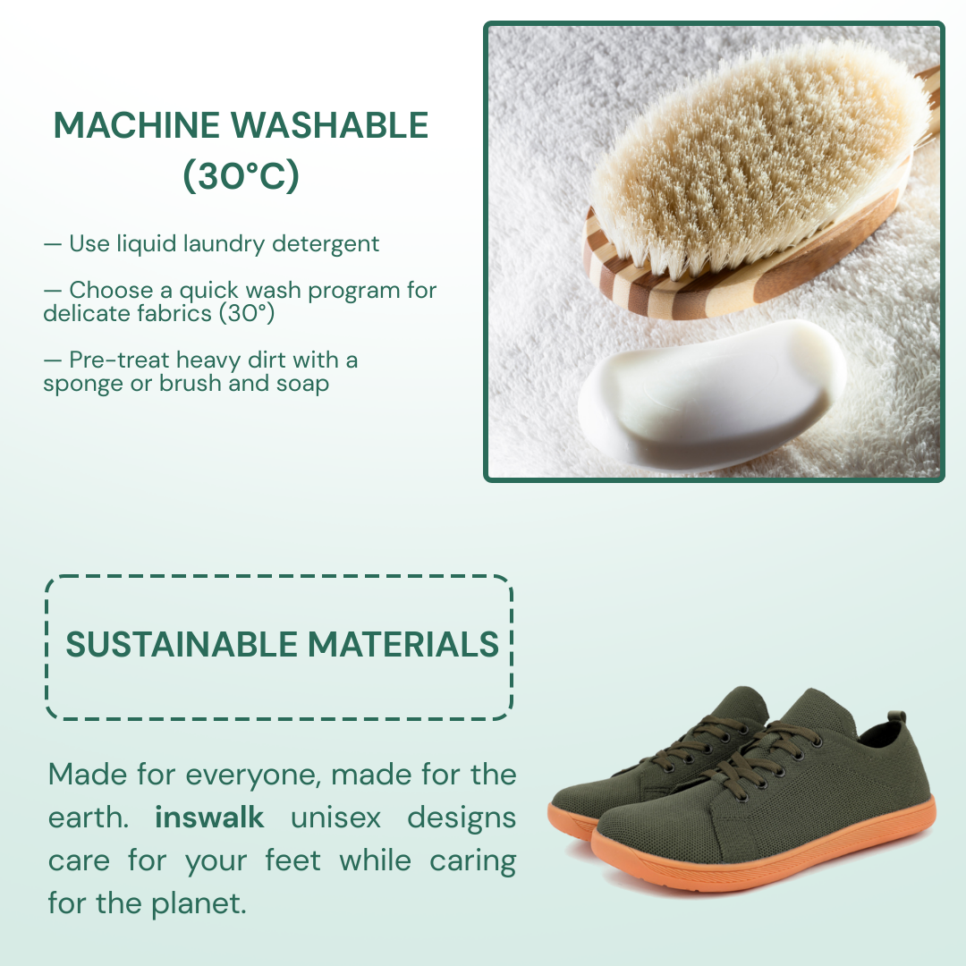 Mobivio Daily Knit Barefoot Shoes - Green Gum