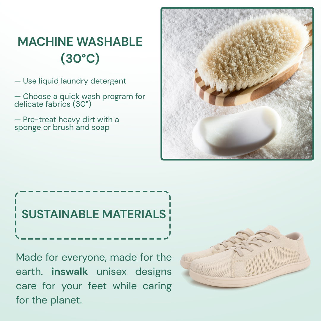 Mobivio Active Knit Barefoot Shoes - All Beige