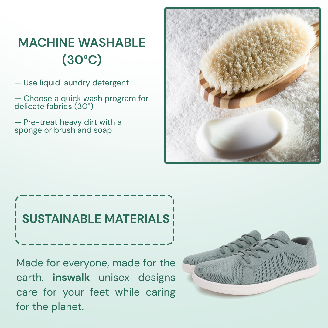 Mobivio Active Knit Barefoot Shoes - Mint White