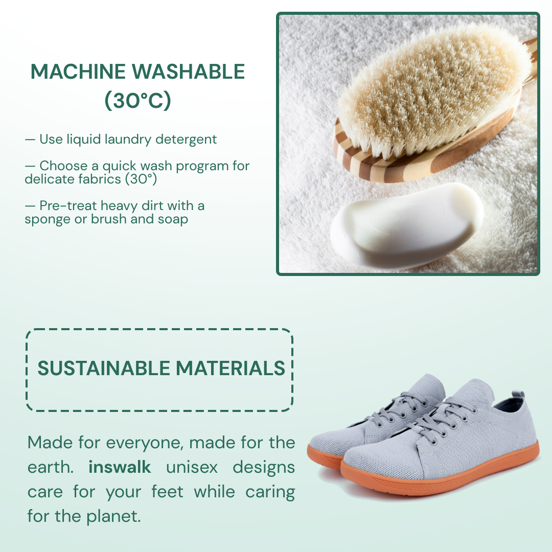 Mobivio Daily Knit Barefoot Shoes - Grey Gum