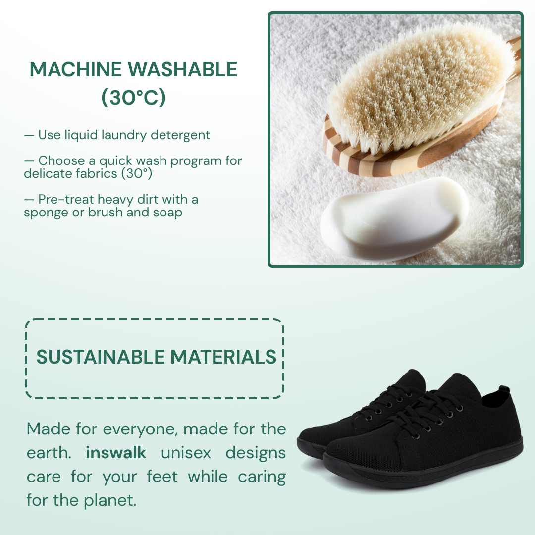 Mobivio Daily Knit Barefoot Shoes - All Black