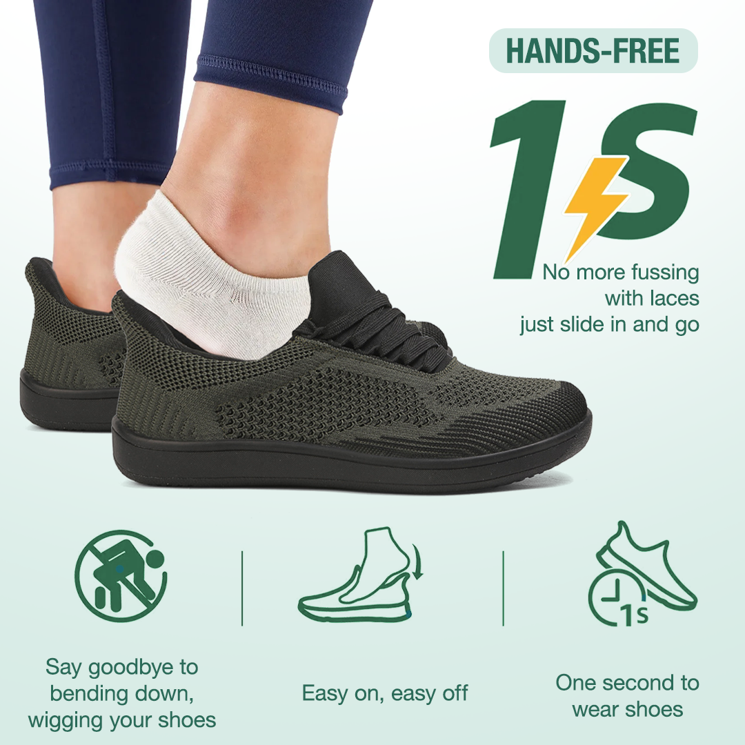 Freevo Hands-Free Barefoot Shoes - Green