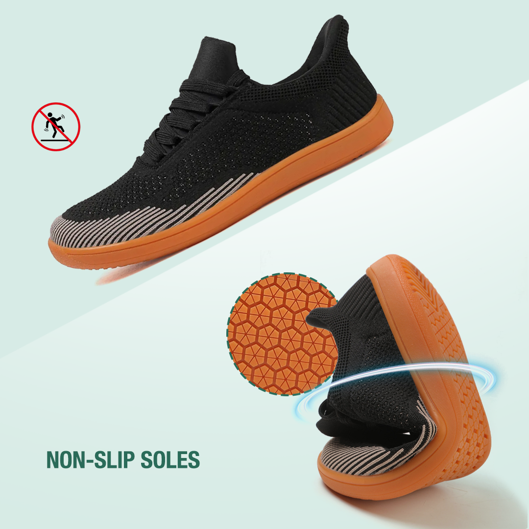 Freevo Hands-Free Barefoot Shoes - Black Gum