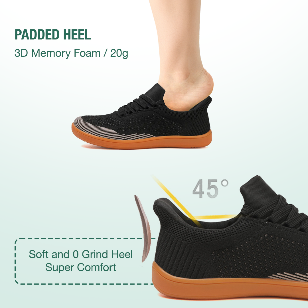 Freevo Hands-Free Barefoot Shoes - Black Gum
